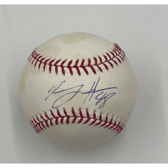 Tommy Hanson Autographed Rawlings OML Baseball With Display Case - Picture 2 of 9